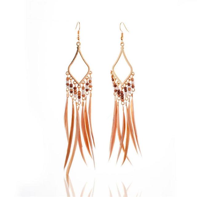 Tassels Feather Earrings